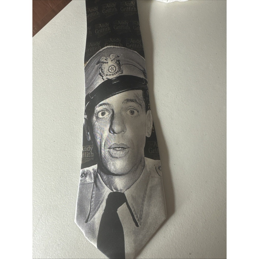Barney Fife 2005 Andy Griffen TV Land Silk Tie Necktie 2005 100% Silk